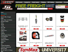 Tablet Screenshot of lefthanderchassis.com